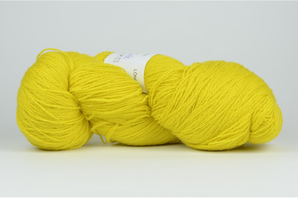 Wełna estońska 8/2 - cytrynowa - 234g