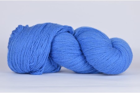 Wełna estońska 8/2 - niebieska - 214g