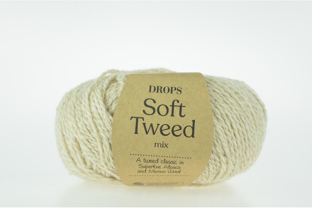 DROPS Soft Tweed - 02 marcepan