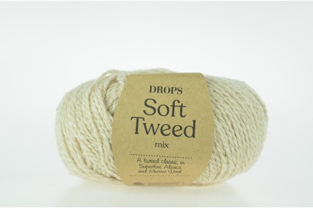 DROPS Soft Tweed - 02 marcepan