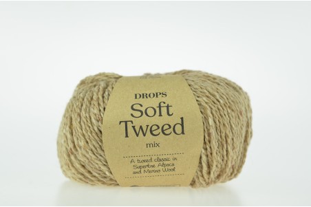 DROPS Soft Tweed - 04 biszkopt