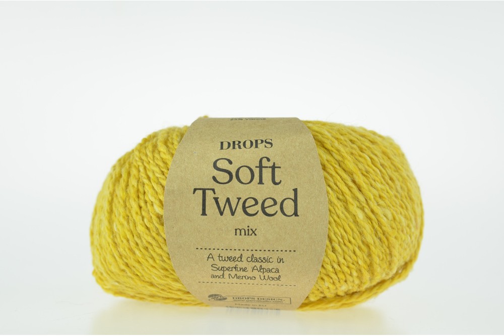 DROPS Soft Tweed - 13 cytrynowa tarta