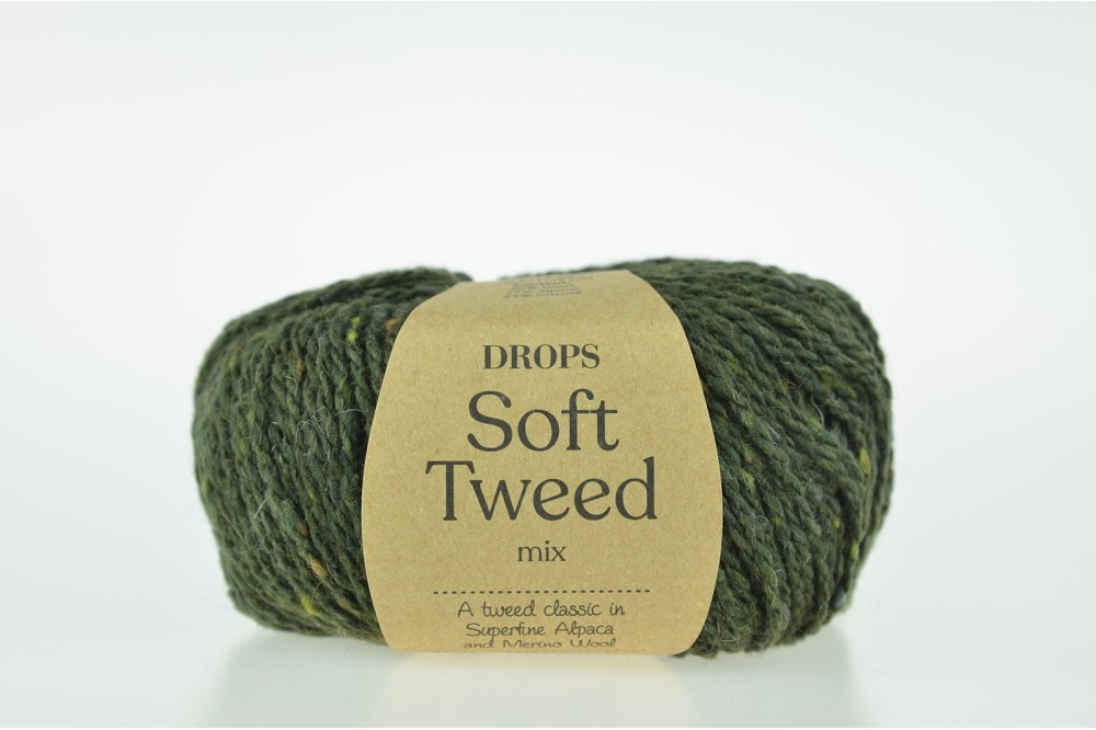 DROPS Soft Tweed - 17 tarta szpinakowa