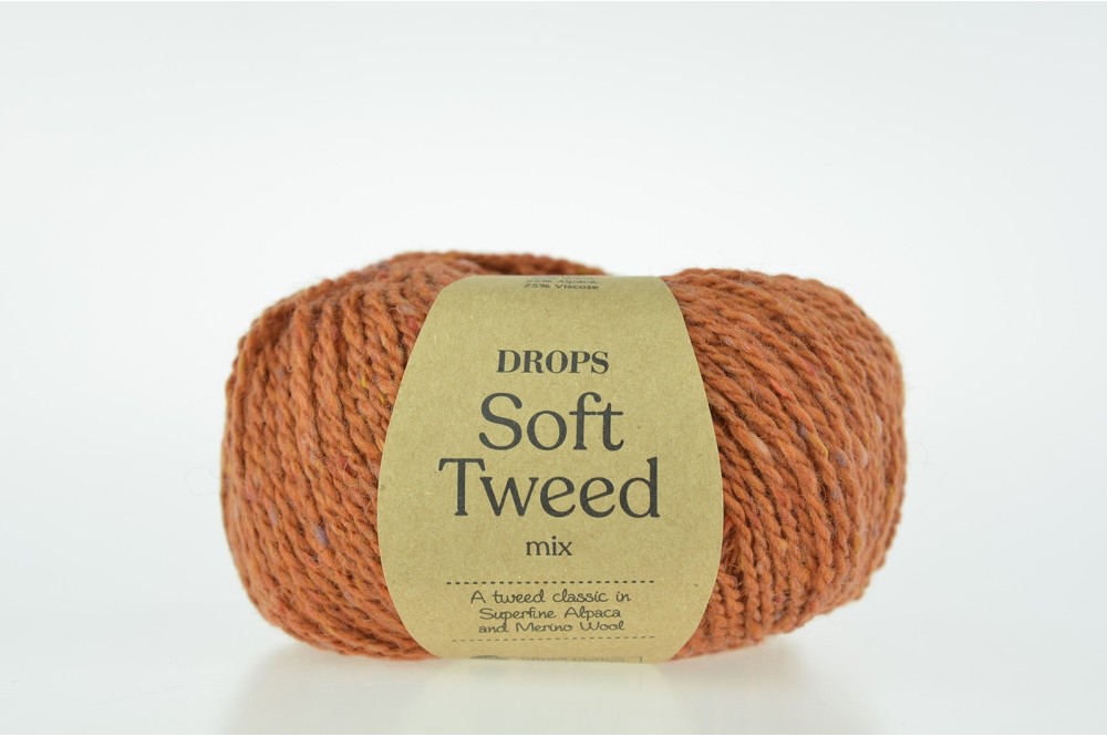 DROPS Soft Tweed - 18 ciasto marchewkowe