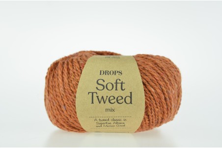 DROPS Soft Tweed - 18 ciasto marchewkowe