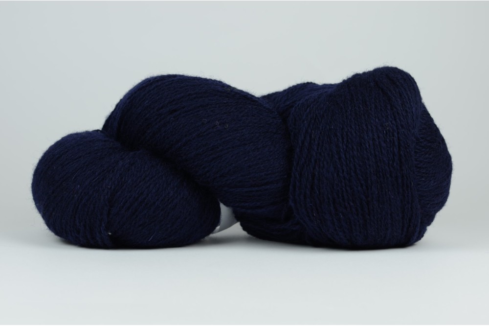 Wełna estońska 8/2 - granatowa - 216g