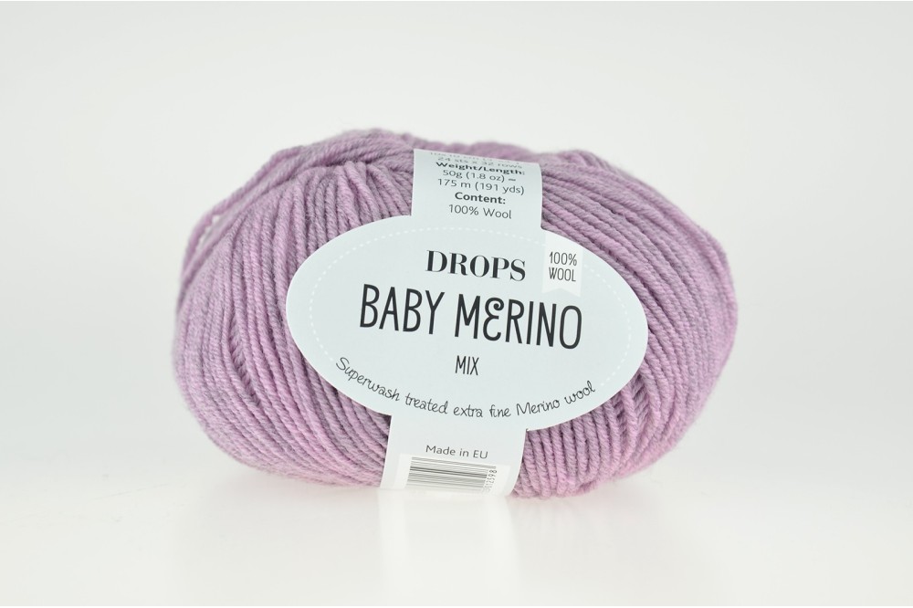 DROPS Baby Merino - 39 fioletowa orchidea