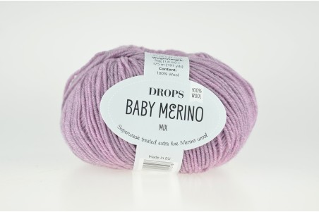 DROPS Baby Merino - 39 fioletowa orchidea