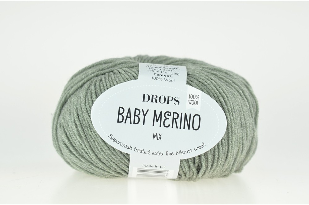 DROPS Baby Merino - 50 zielona szałwia