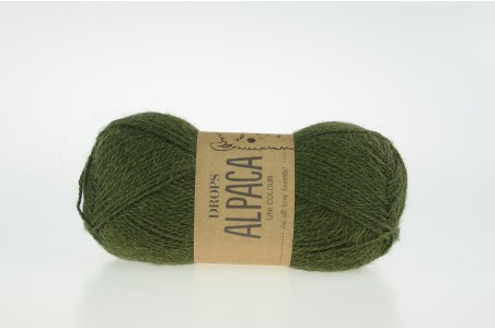 DROPS Alpaca - 7895 ciemny zielony