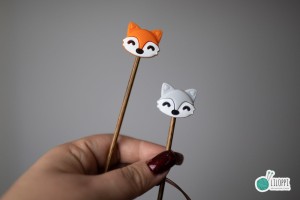 Ozdobne markery Funny Cats - 2 szt. 2