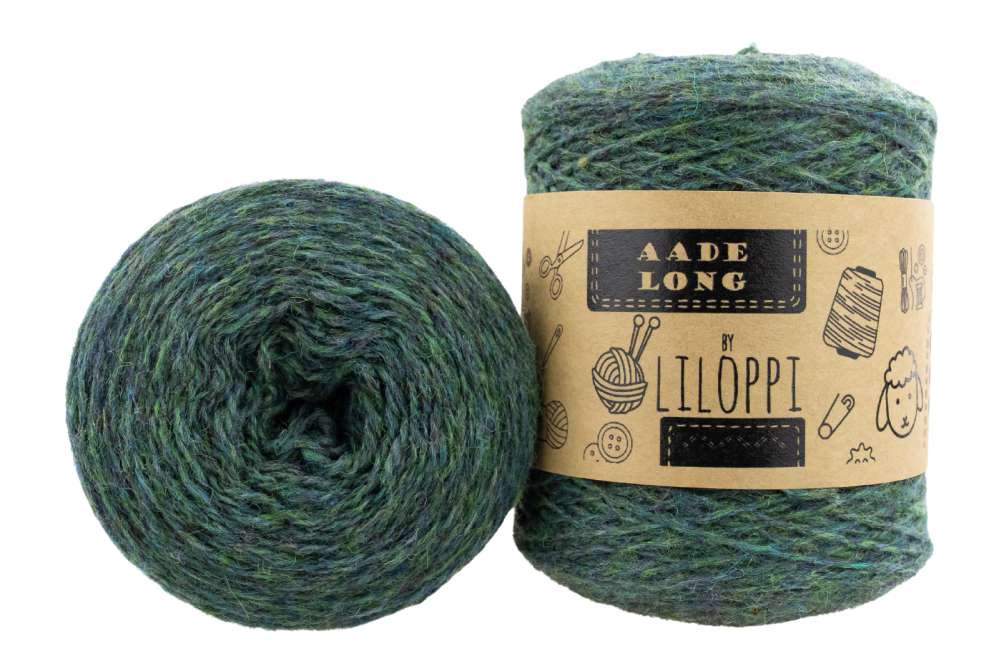 Wełna estońska 8/2 - Teal Melange