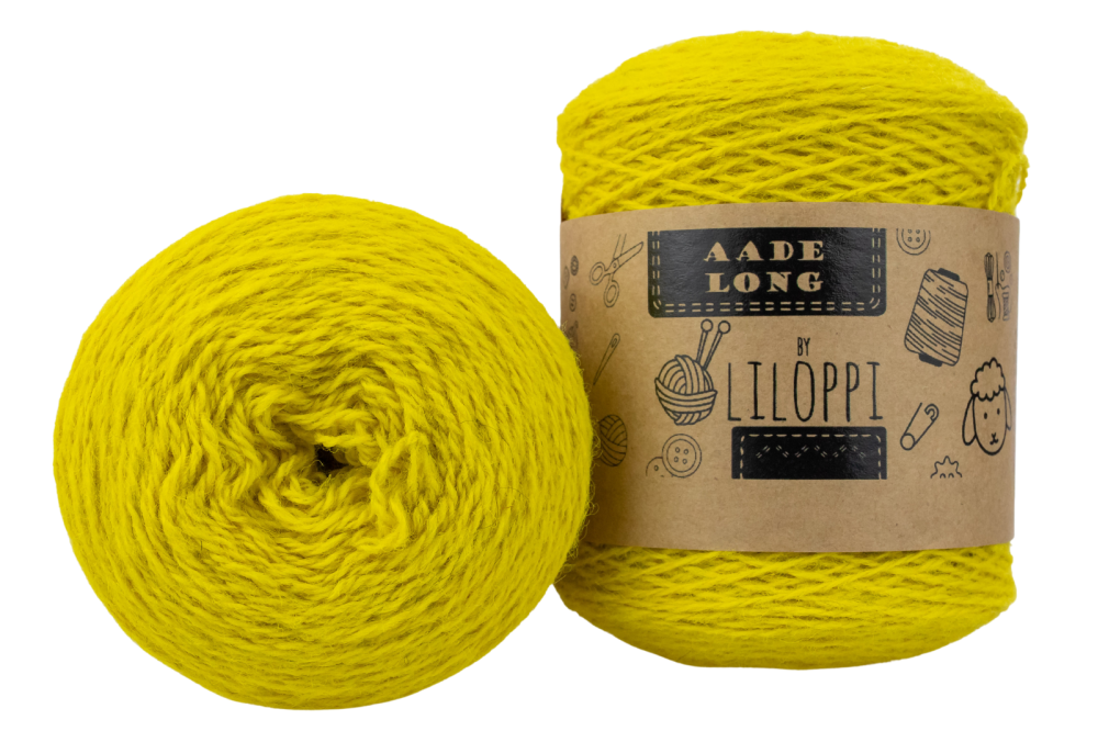 Wełna estońska 8/2 - Yellow