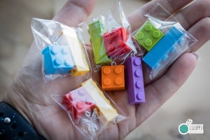 Ozdobne markery klocki lego - 2 szt. 2