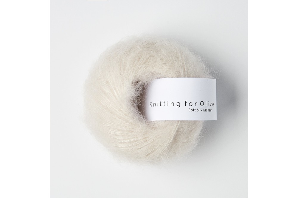 Knitting for Olive Soft Silk Mohair - Cloud