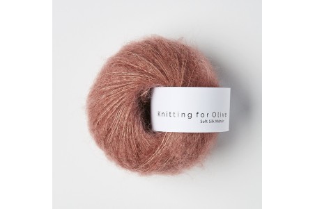 Knitting for Olive Soft Silk Mohair - Plum Rose