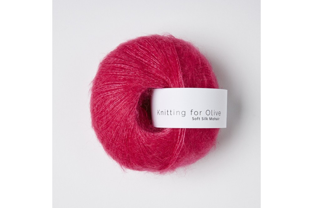Knitting for Olive Soft Silk Mohair - Pink Daisies