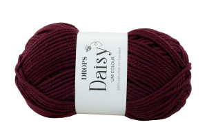 DROPS Daisy - 36 bordowy