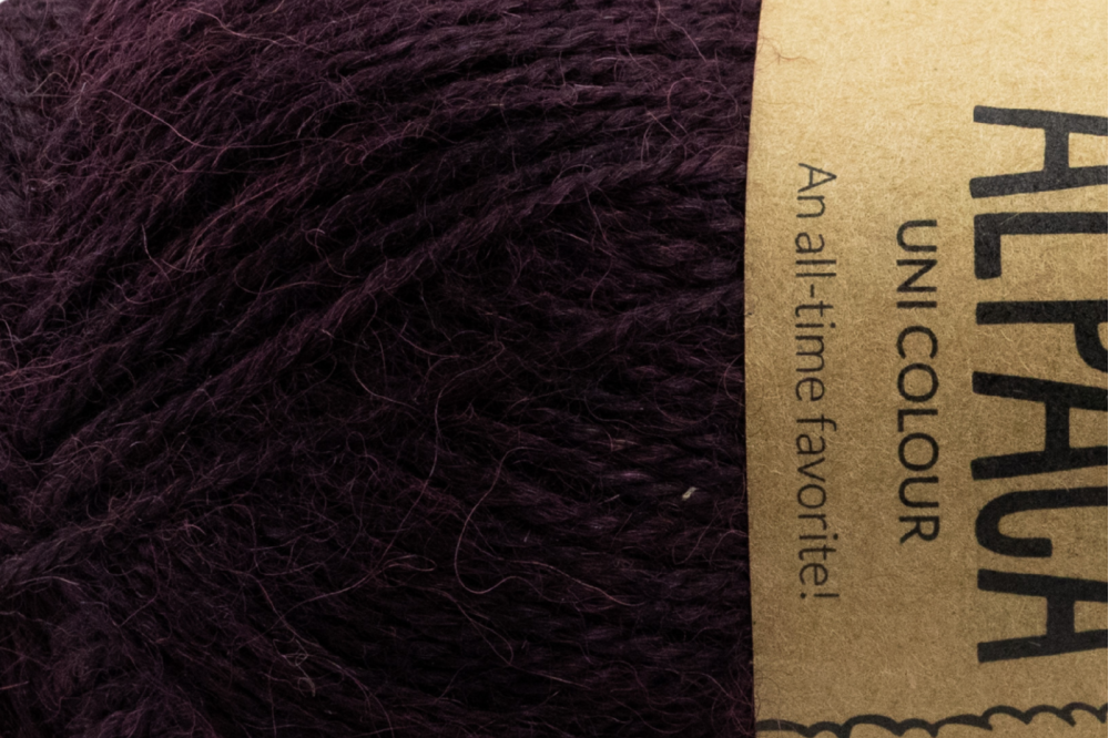 DROPS Alpaca - 9044 ciemne winogrona