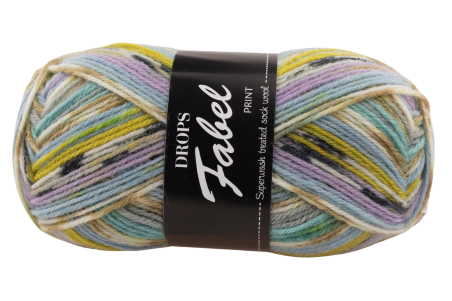 DROPS Fabel Print - unicorn party 920