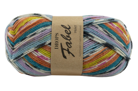 DROPS Fabel Print -  country fair 923