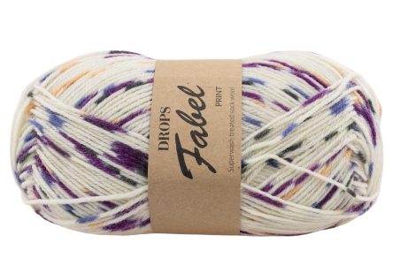 DROPS Fabel Print -  tort confetti 924