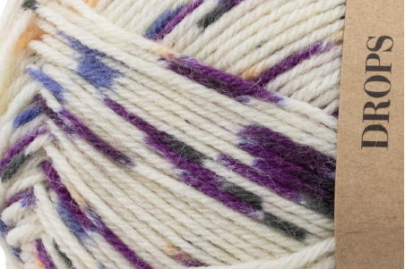 DROPS Fabel Print -  tort confetti 924