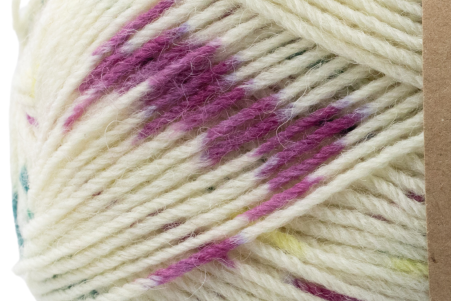 DROPS Fabel Print -  jagody & śmietanka 925