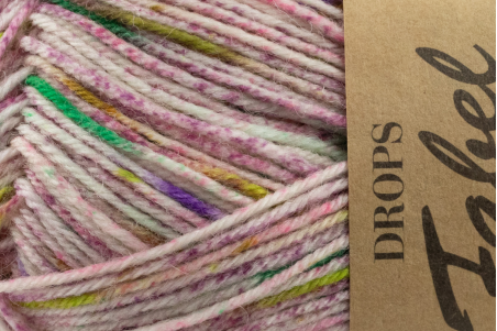 DROPS Fabel Print -  jagody & śmietanka 925