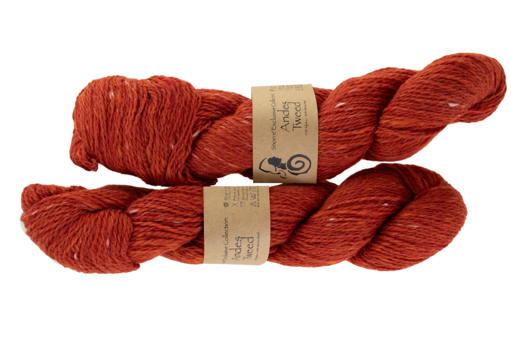Viking Garn Andes Tweed - 251 Oransje