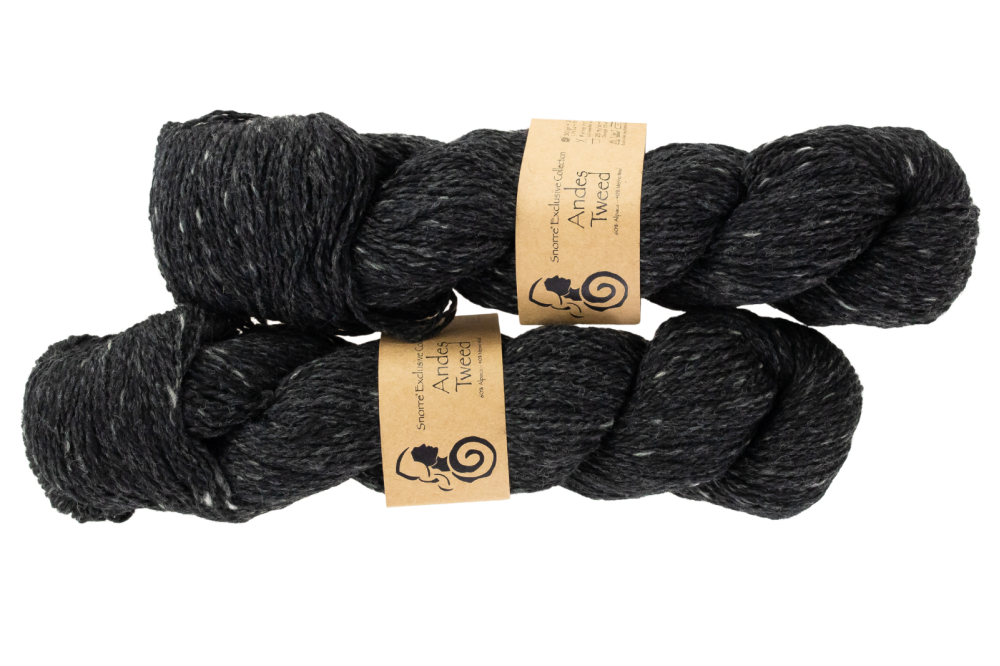 Viking Garn Andes Tweed - 203 Svart