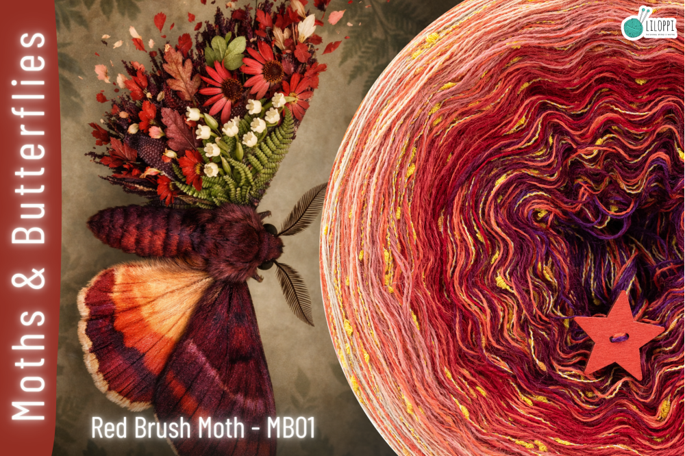 RED BRUSH MOTH - MB1
