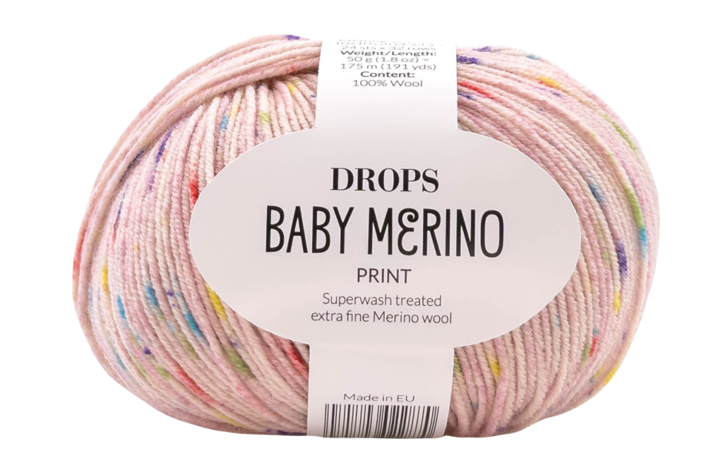 DROPS Baby Merino - 103 urodzinowe confetti