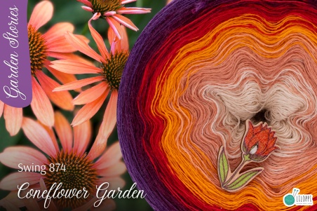 Liloppi Swing - CONEFLOWER GARDEN  (874)