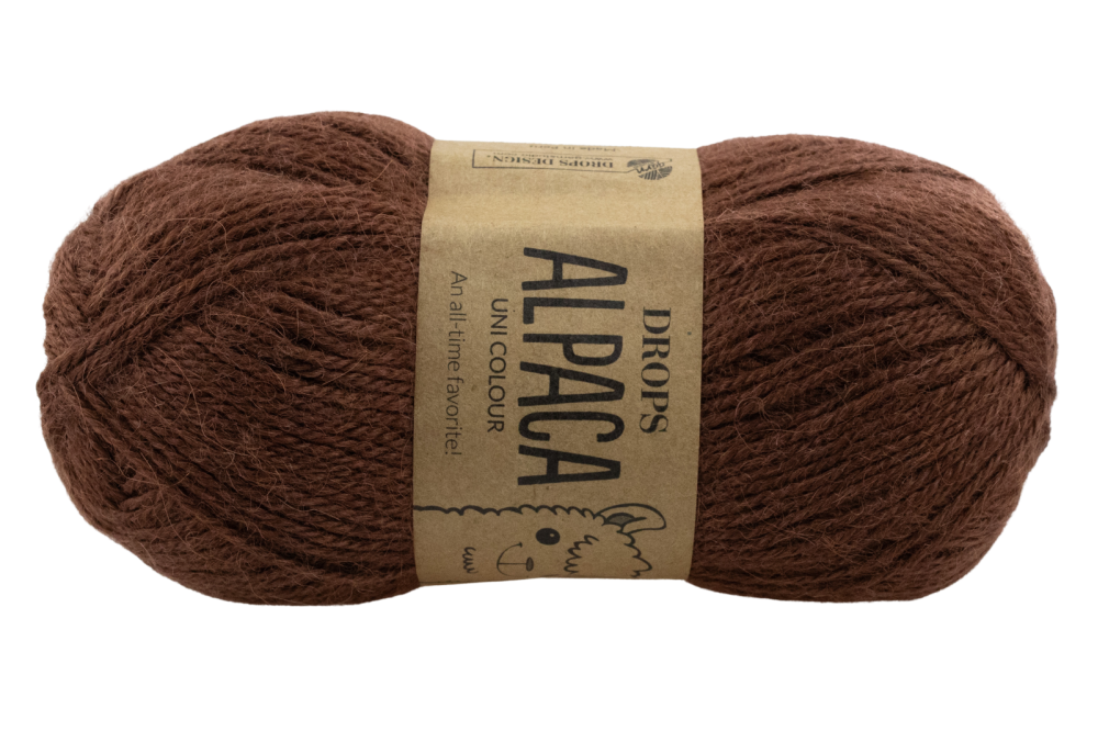 DROPS Alpaca - 9041 miedziany brąz