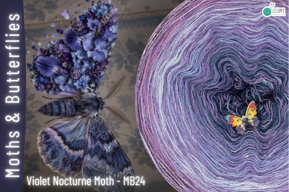 VIOLET NOCTURNE MOTH - MB24