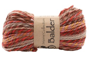 Viking Garn Balder - 953 pomarańcze/beże/róże