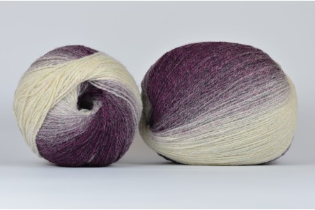 Wool Jazz Artistic - 03 jagodowo-kremowa