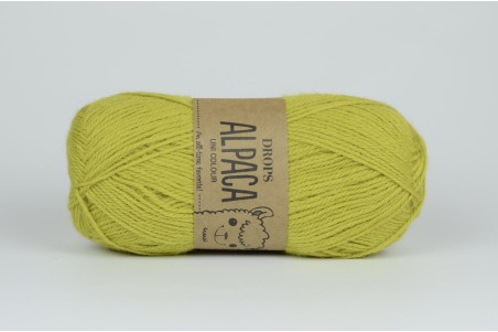 DROPS Alpaca - 2916 ciemna limonka