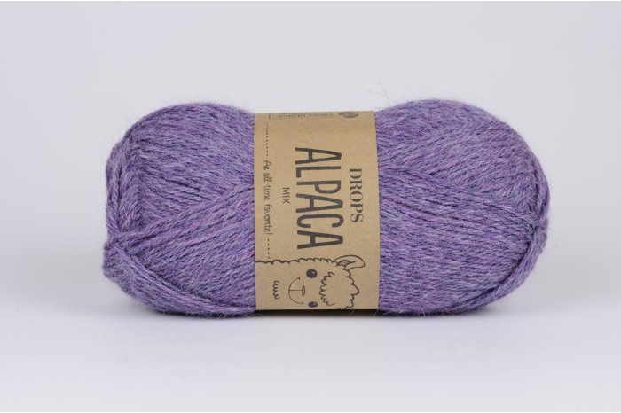 DROPS Alpaca - 4434 liliowy/fioletowy DROPS Alpaca - 4434 liliowy/fioletowy