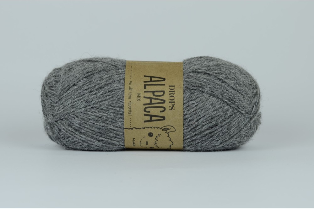 DROPS Alpaca - 0517 średni szary
