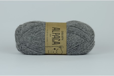 DROPS Alpaca - 0517 średni szary