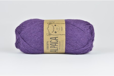 DROPS Alpaca - 4400 ciemnofioletowy