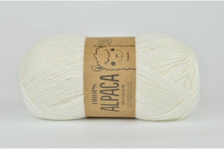 DROPS Alpaca - 1101 biały