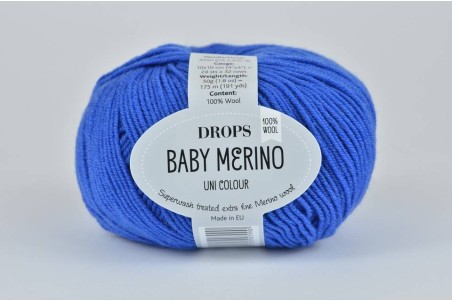 DROPS Baby Merino - 33 jaskrawoniebieski