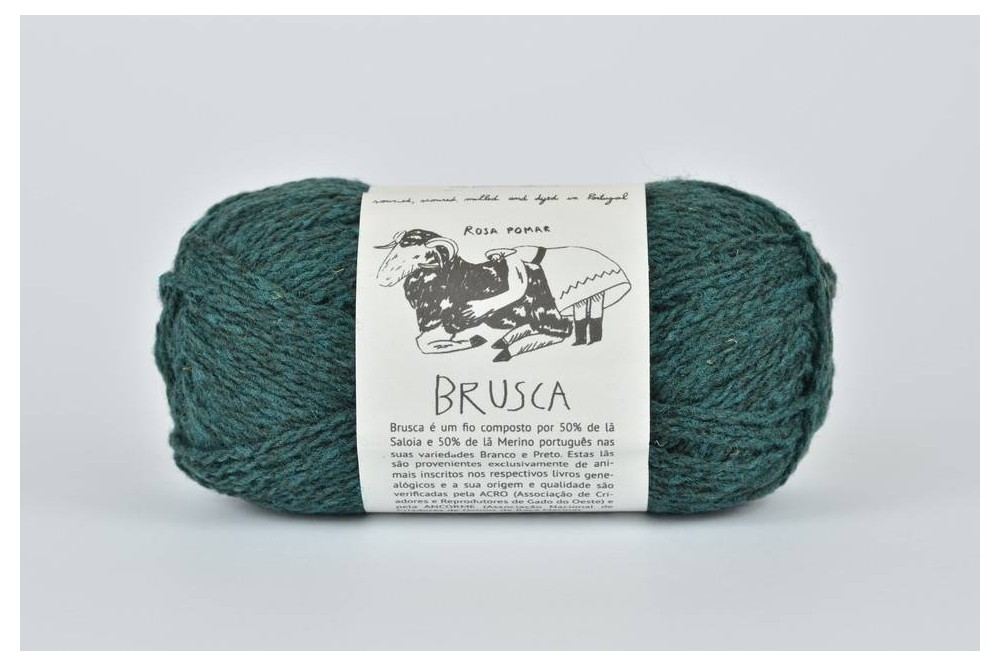 Rosa Pomar BRUSCA - zielona ciemna 10C